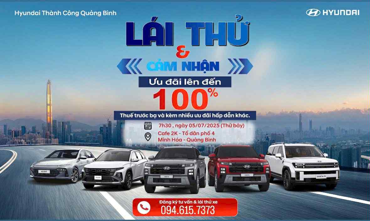 CHUỖI LÁI THỬ HYUNDAI THÁNG 7 – KHỞI HÀNH TỪ MIỀN NÚI
