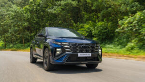 Hyundai Tucson thế hệ mới sẽ có thiết kế giống Santa Fe